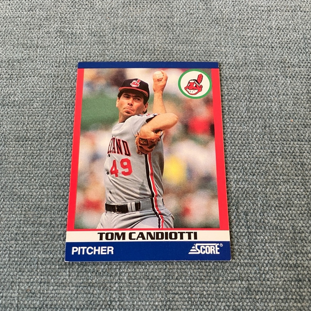 1991 Score Cleveland Indians Baseball Card Trading Card